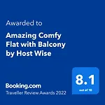 Host Wise - Amazing Comfy Flat With Balcony