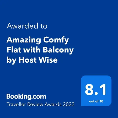 Host Wise - Amazing Comfy Flat With Balcony